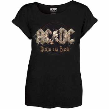 Merch AC/DC: Dámské Tričko Rock Or Bust  XS