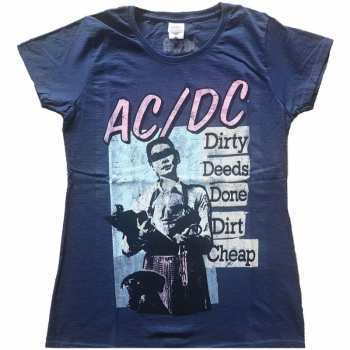 Merch AC/DC: Dames T-shirt Vintage Ddddc 