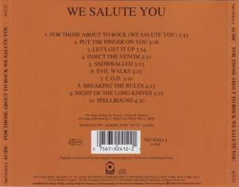 CD AC/DC: For Those About To Rock We Salute You