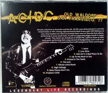 CD AC/DC: Old Waldorf San Francisco '77