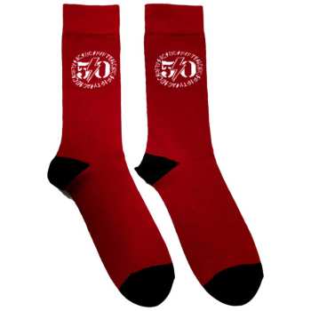 Merch AC/DC: Enkelsokken 50th Logo Ac/dc