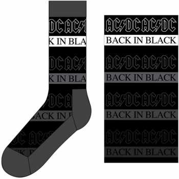Merch AC/DC: Enkelsokken Back In Black 