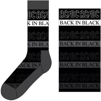 Enkelsokken Back In Black 