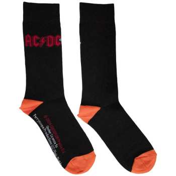 Merch AC/DC: Enkelsokken Red Logo Ac/dc