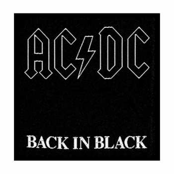 Merch AC/DC: Patch Back In Black 