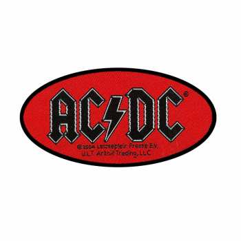 Merch AC/DC: Patch Oval Logo Ac/dc