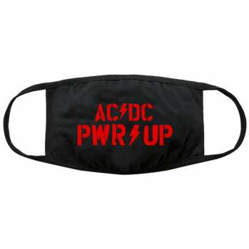 Merch AC/DC: Mondkapje Pwr-up Logo Ac/dc