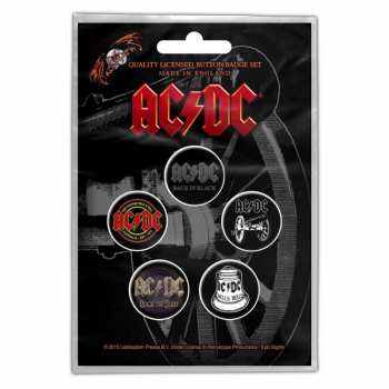 Merch AC/DC: Set Badges For Those About To Rock 