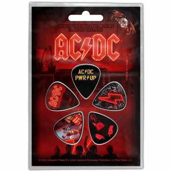 Merch AC/DC: Set Plectrums Pwr-up