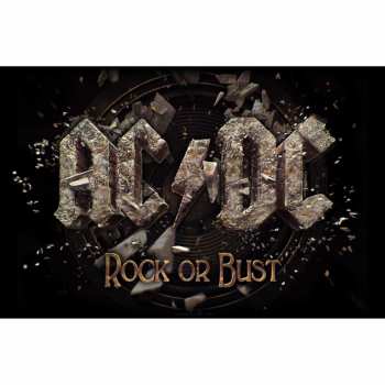 Merch AC/DC: Textielposter Rock Or Bust