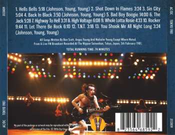 CD AC/DC: Tokyo 1981