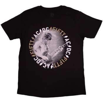 Merch AC/DC: Ac/dc Unisex T-shirt: Angus Live (small) S