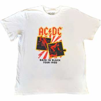 Merch AC/DC: Tričko Back In Black Tour 1980  XXXL