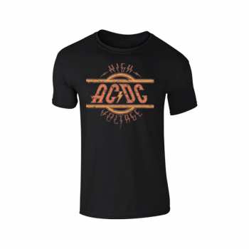 Merch AC/DC: Tričko High Voltage (black) S