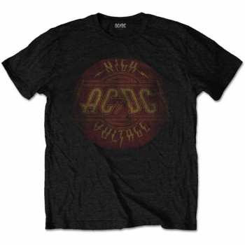 Merch AC/DC: Tričko High Voltage Vintage  S