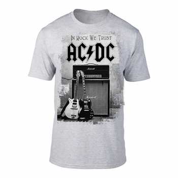 Merch AC/DC: T-shirt In Rock We Trust (grey)