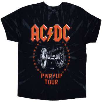  AC/DC: Ac/dc Unisex T-shirt: Pwr-up Tour '24 Cannon (ex-tour) (small) S