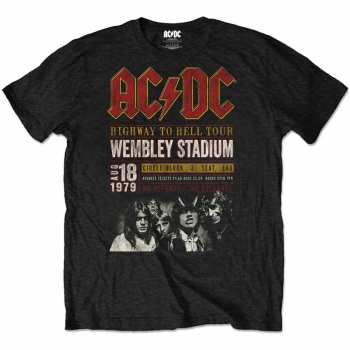 Merch AC/DC: Tričko Wembley '79  S