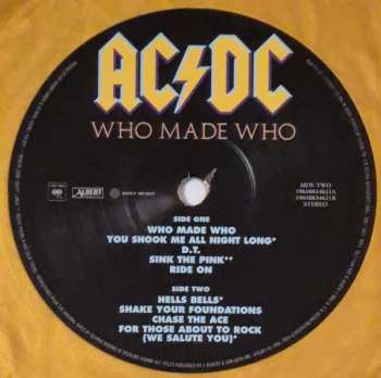 LP AC/DC: Who Made Who CLR