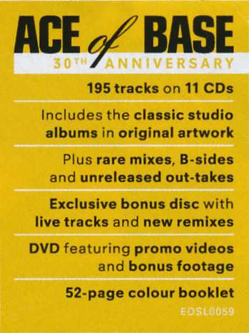 11CD/DVD/Doos Ace Of Base: All That She Wants: The Classic Collection DLX