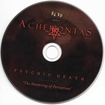 CD Acherontas: Psychic Death "The Shattering Of Perceptions" DIGI