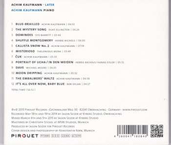 CD Achim Kaufmann: Later