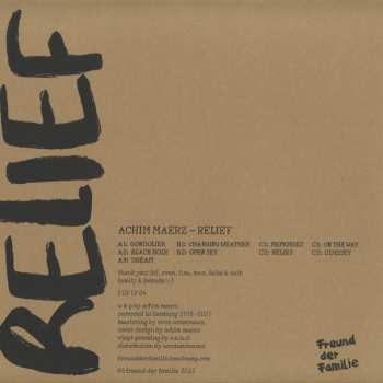 2LP Achim Maerz: Relief