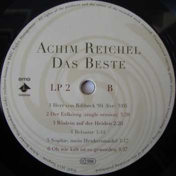 4LP/Doos Achim Reichel: Das Beste