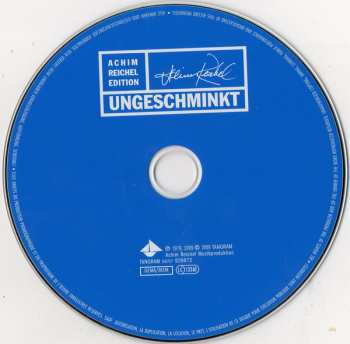 CD Achim Reichel: Ungeschminkt