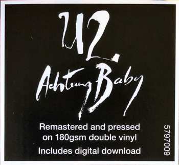 2LP U2: Achtung Baby