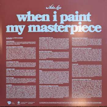 LP Ada Lea: When I Paint My Masterpiece CLR | LTD