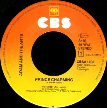 SP Adam And The Ants: Prince Charming