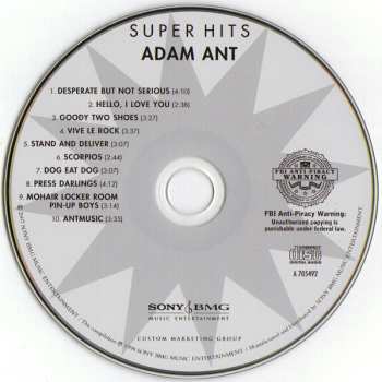 CD Adam Ant: Super Hits