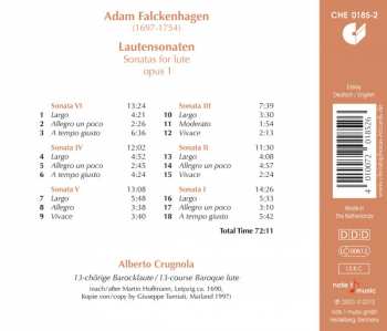 CD Adam Falckenhagen: Lautensonaten = Sonatas For Lute