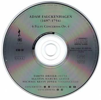 2CD Adam Falckenhagen: 6 Flute Concertos Op. 4