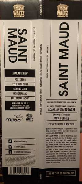 LP Adam Janota-Bzowski: Saint Maud (Original Motion Picture Soundtrack)