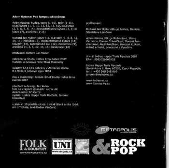 CD Adam Katona: Pod Lampou Skloněnou