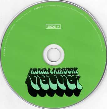CD Adam Lambert: Velvet: Side A