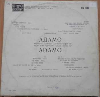 LP Adamo: Recital At The Festival The Golden Orpheus ‘72