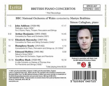 CD Arthur Benjamin: British Piano Concertos