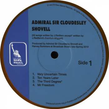 LP Admiral Sir Cloudesley Shovell: Very Uncertain Times CLR
