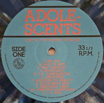 LP Adolescents: Live At The House Of Blues CLR | LTD