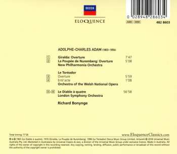 CD Richard Bonynge: Le Diable A Quatre; Overtures