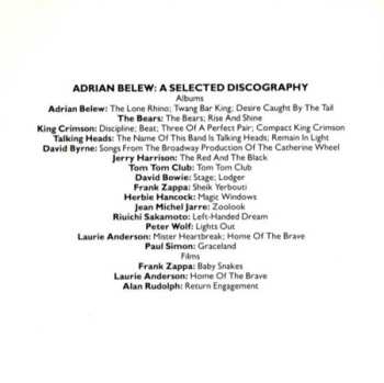 CD Adrian Belew: Mr. Music Head