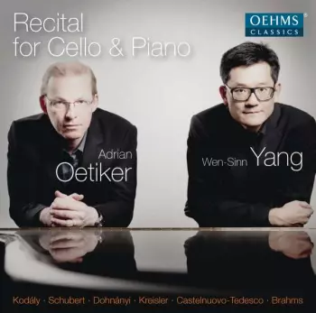 Wen-Sinn Yang: Recital For Cello & Piano