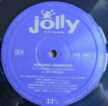 LP Adriano Celentano: A New Orleans