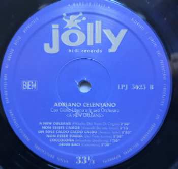 LP Adriano Celentano: A New Orleans