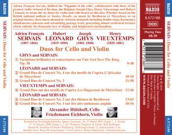 CD Henri Vieuxtemps: Duos For Cello And Violin