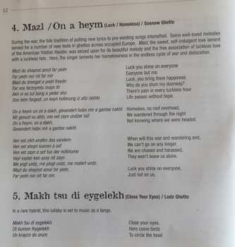 CD Adrienne Cooper: Ghetto Tango - Wartime Yiddish Theater