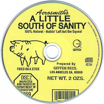 2CD Aerosmith: A Little South Of Sanity
